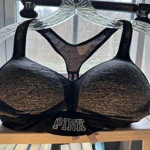 Gray Victoria’s secret PINK sports bra size Small